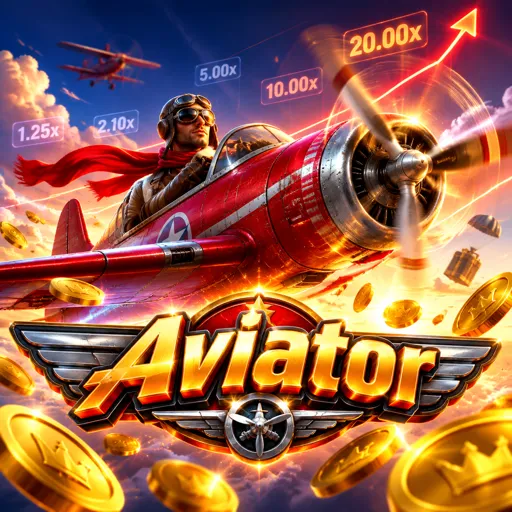 Aviator, jogo de crash com avião subendo o multiplicador